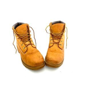 Women’s Timberland Premium 6” Waterproof Boots Wheat Size 9 Primaloft A161G